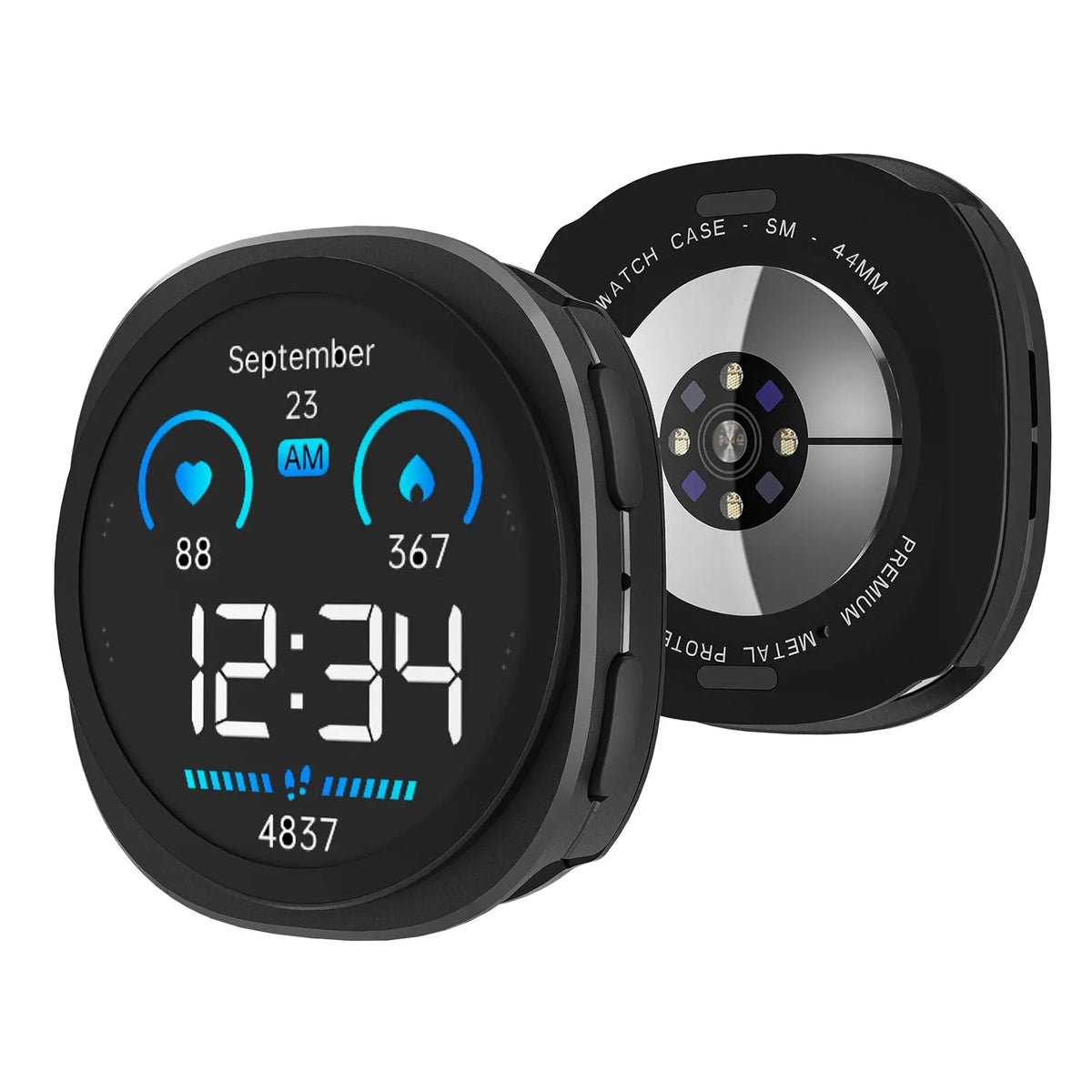 3-in-1 Metal Case for Samsung Galaxy Watch 9 & 8 40mm 44mm | Screen Protector & Aluminum Bumper