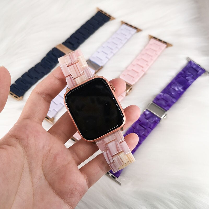 Durable Resin Apple Watch Band - Stylish & Functional Accessory for Your Smartwatch
