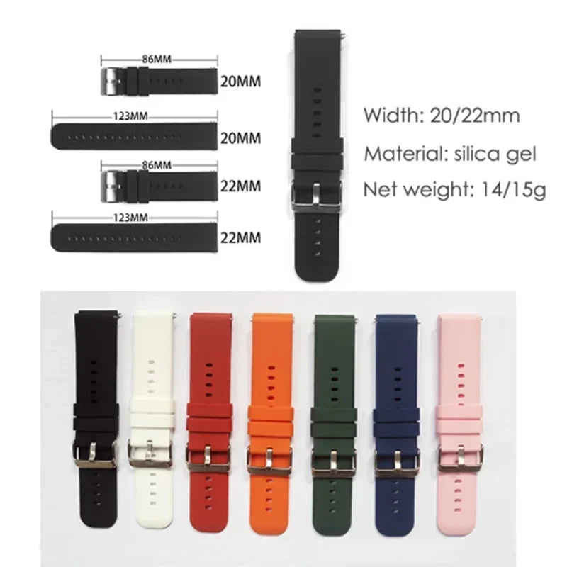 COROS Silicone Watch Band Unisex Universal Fit for COROS Smartwatch