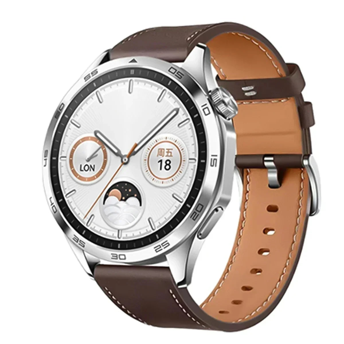 Leather Watch Strap for Huawei Watch GT3 / GT4 / 4 Pro – 20mm & 22mm