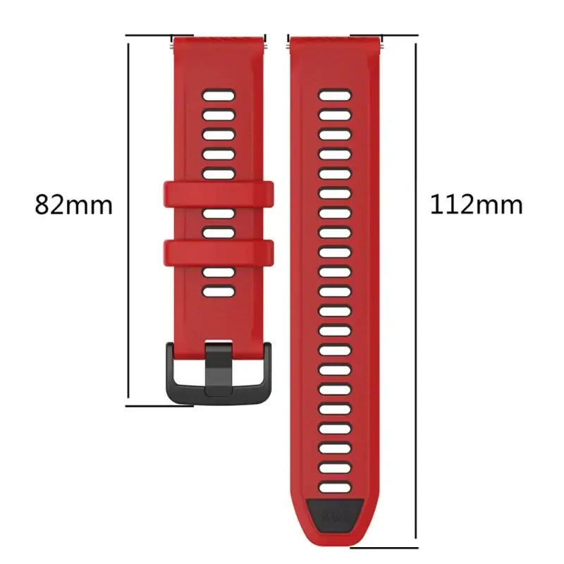 Amazfit Balance, GTR, GTS & Bip Two-Tone Rectangle-Hole Silicone Band