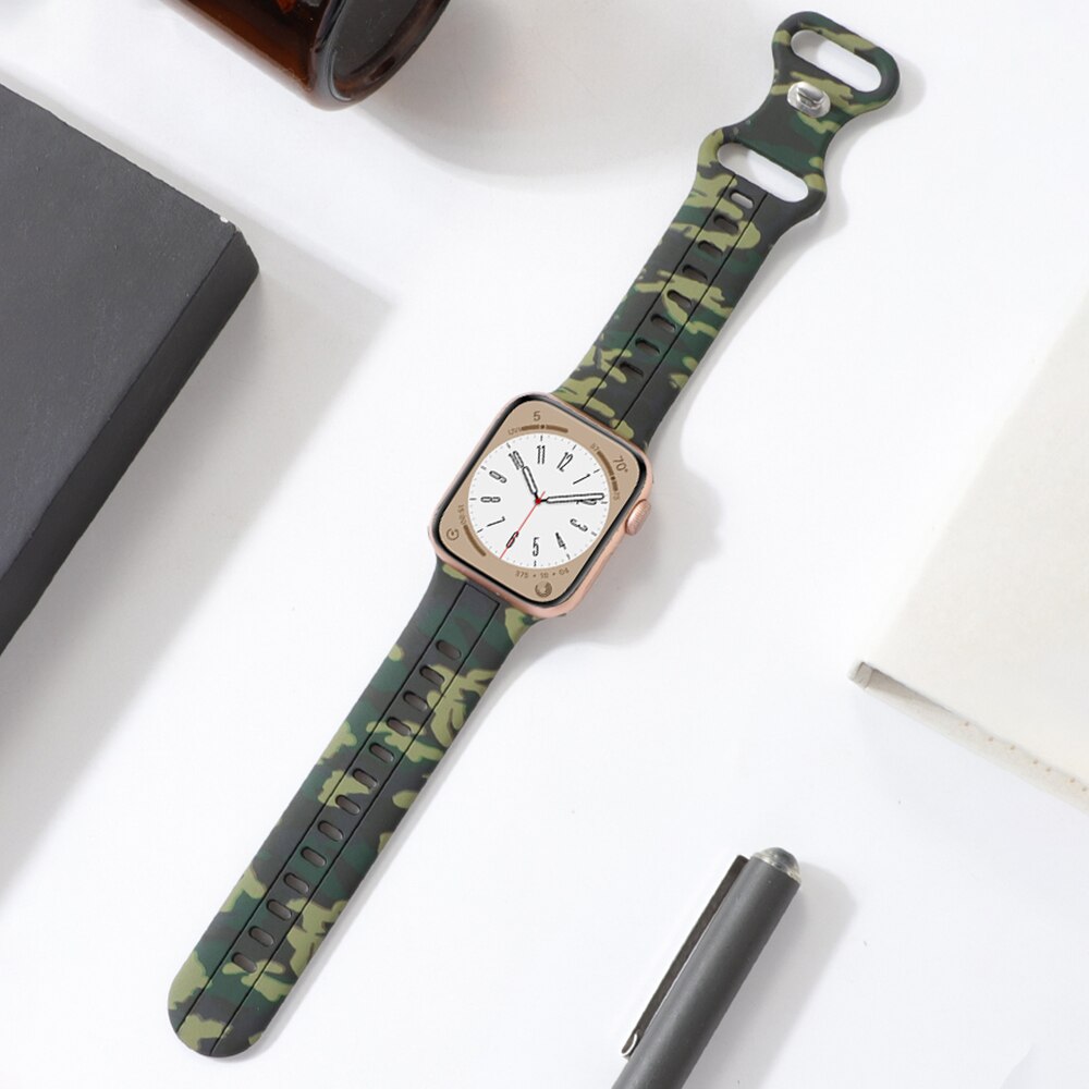 Silicone Apple Watch Ultra  Bracelet/Strap Series 11/10/9/8/7/6/5/4/ SE / Ultra 1/2/3