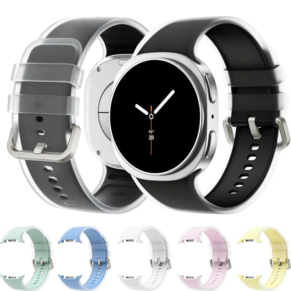 Samsung Galaxy Jelly Silicone Watch Band – For Watch8/Watch8 Classic/Watch9