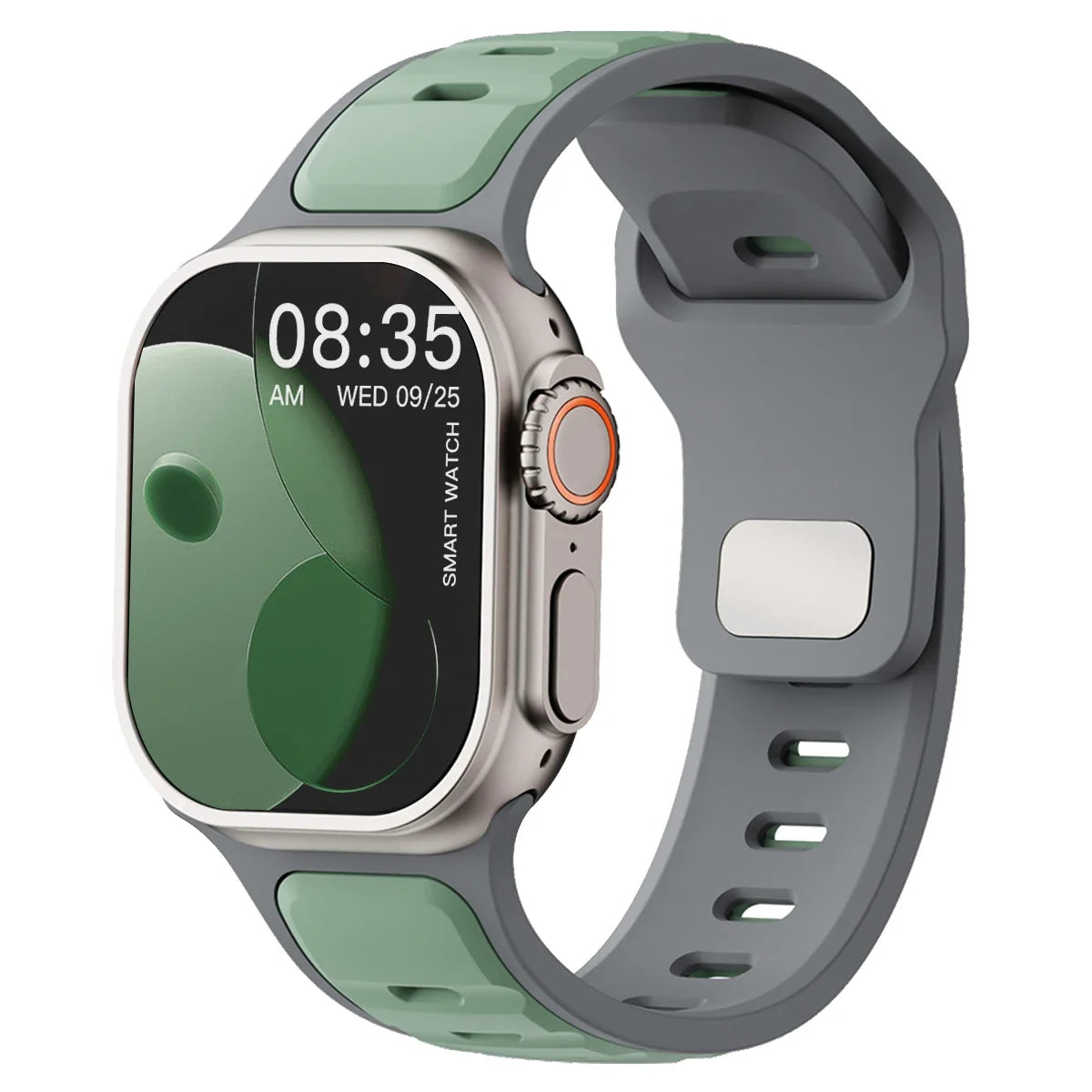 Sport Silicone Apple Watch Band – Dual-Tone | Series 11/10/9/8/7/6/SE & Ultra 1/2/3 | 44/45/46/49mm