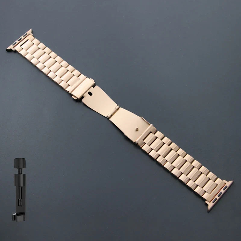 Stainless Steel Strap for Apple Watch Ultra 3/2/1 49mm – Series 11/10/9/8/7/6/SE/5/4/3 46/45/44/42/41/40/38mm