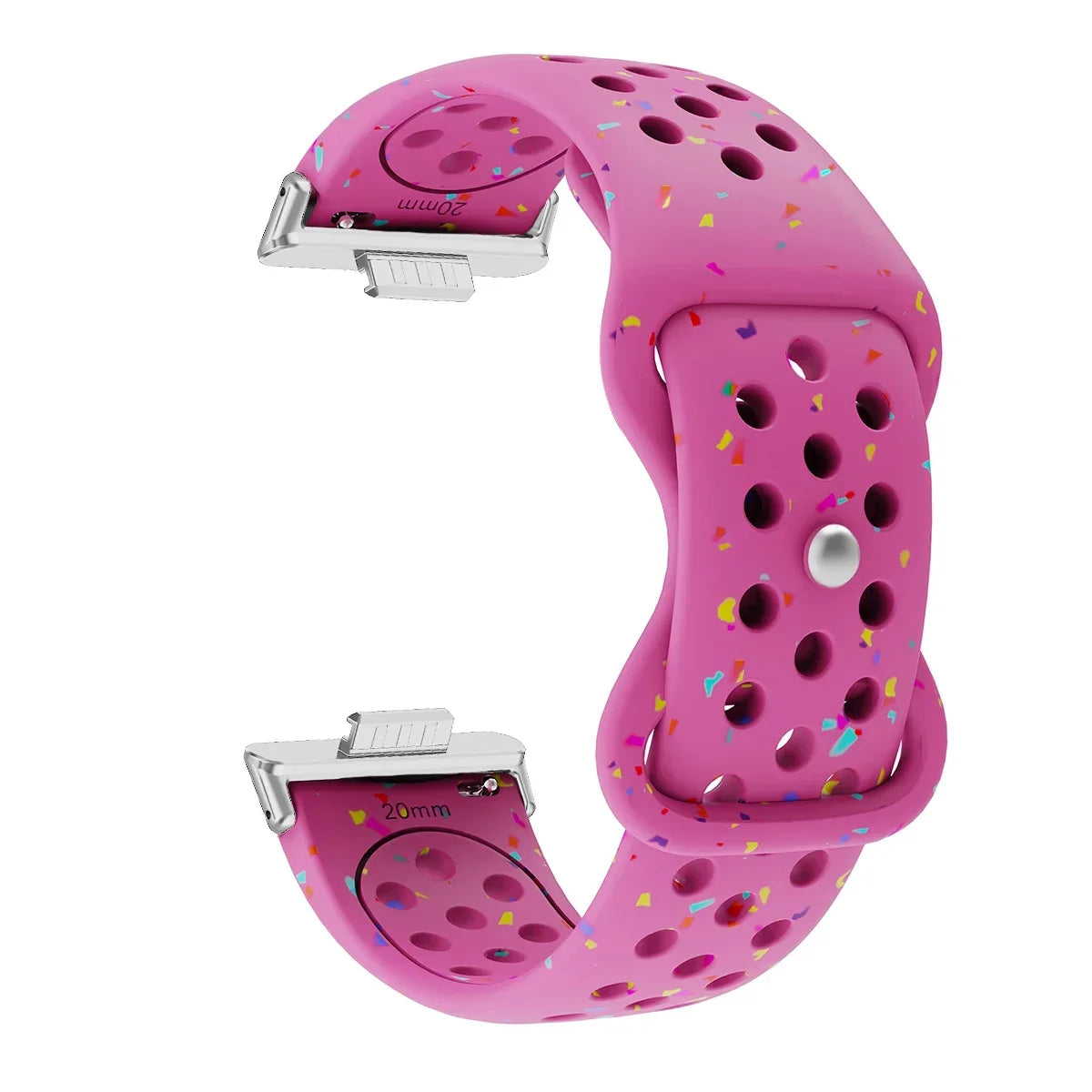 Sport Silicone Watch Band for Huawei Watch Fit 3 / Fit 2 / Fit 1 – Stamp Pattern
