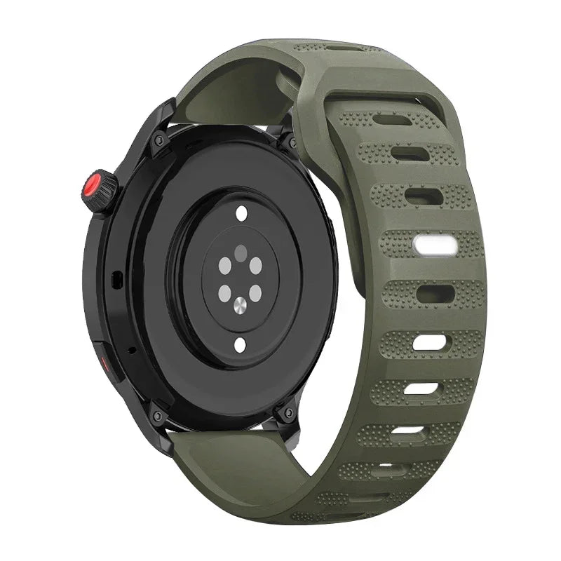 Motorola Moto Watch Silicone Band with Pin-and-Tuck Stud Closure