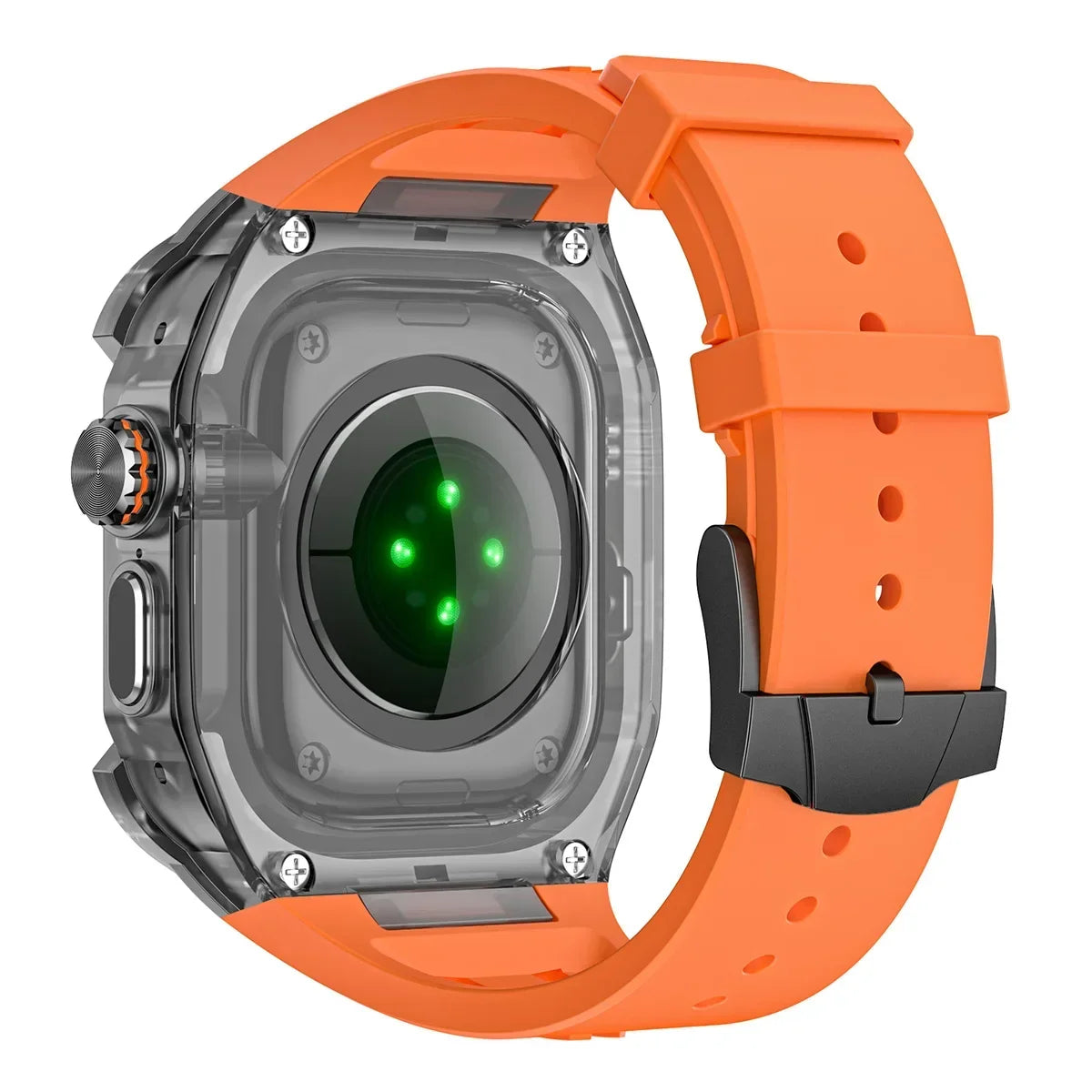 Silicone Strap & Zinc Alloy Bezel Kit for Apple Watch Ultra 1/2/3 49mm