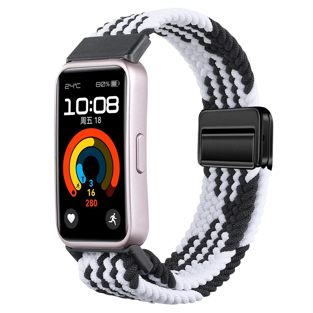 Magnetic Nylon Loop Band for Huawei Band 10 / 9 / 8