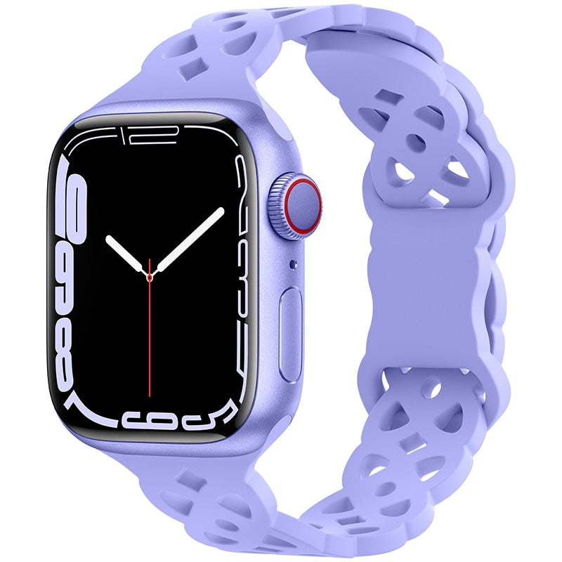 Silicone Strap Apple Watch Band Series - Stylish Comfort & Compatibility