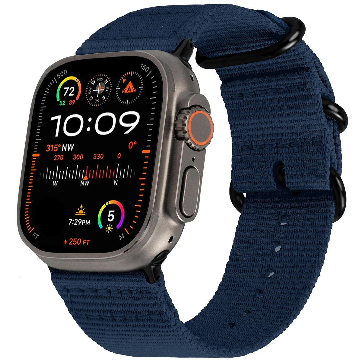Woven Nylon Apple Watch Band – Sport Braided Strap | Series 10/9/8/7/6/SE & Ultra 1/2/3