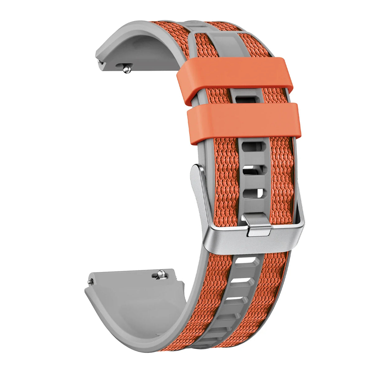 22MM Dual-Color Silicone Watch Band for Huawei Watch GT6 GT5 GT4 GT3 GT2 / Watch 5 4 3 Ultimate