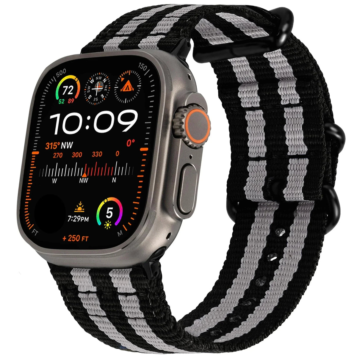 Woven Nylon Apple Watch Band – Sport Braided Strap | Series 10/9/8/7/6/SE & Ultra 1/2/3