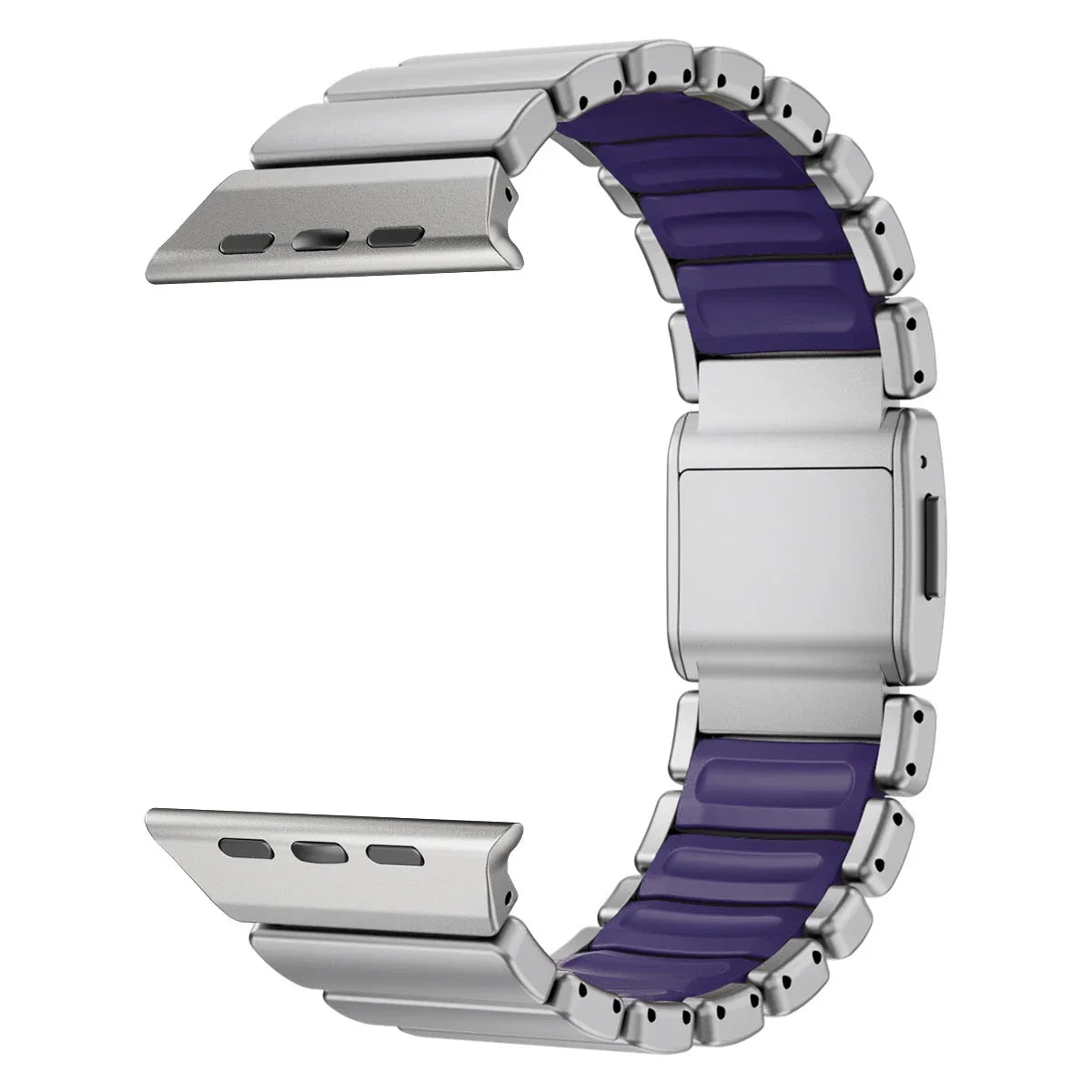 Luxury Titanium Apple Watch Band – Magnetic Buckle | Series 11/10/9/8/7/6/SE & Ultra 1/2/3 | 44/45/46/49mm
