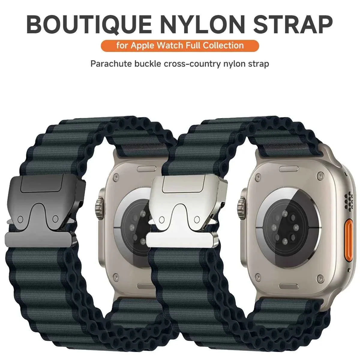 Alpine Loop Nylon Apple Watch Band – Series 10/9/8/7/6/SE & Ultra 1/2/3 | 38–49mm
