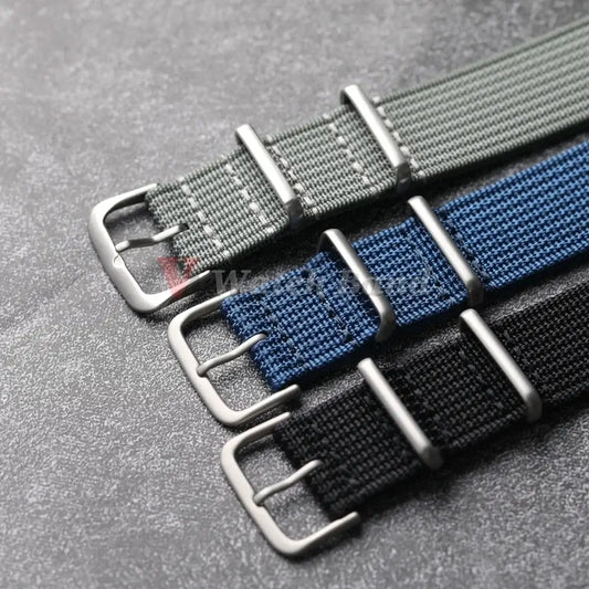 Amazfit Bands Ribbed Nylon Watch Band Durable Fabric Strap