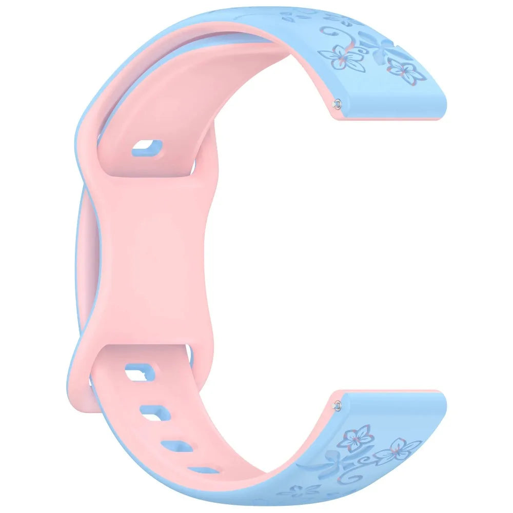 OnePlus Watch Floral Engraved Silicone Band