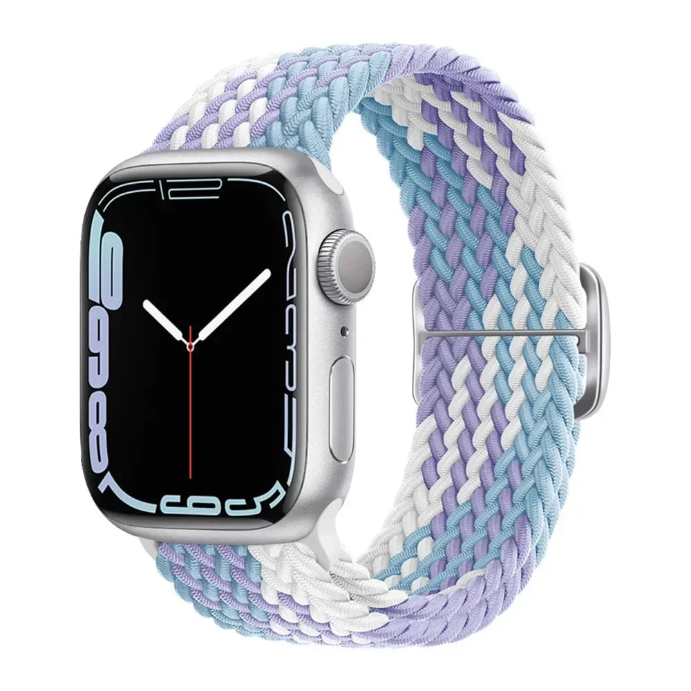 Braided Nylon Solo Loop for Apple Watch Series 1-12, SE & Ultra 1/2/3/4