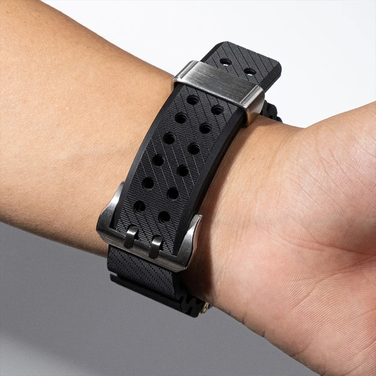 Silicone Apple Watch Sport Band for Series 1-12, SE & Ultra