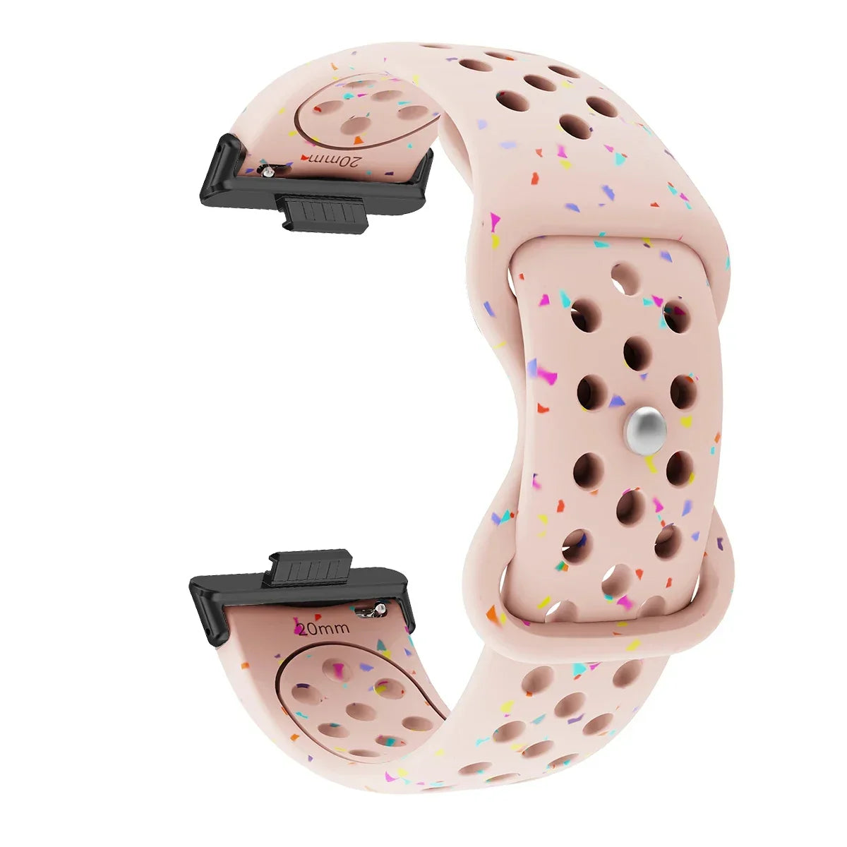 Sport Silicone Watch Band for Huawei Watch Fit 3 / Fit 2 / Fit 1 – Stamp Pattern