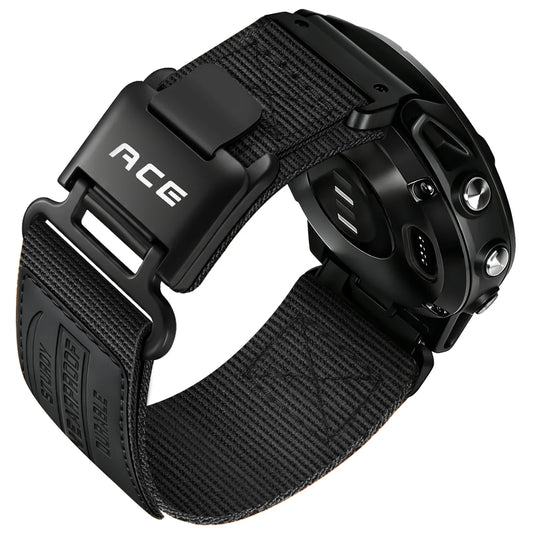Garmin QuickFit 22/26mm Rugged Nylon Band with Magnetic Buckle
