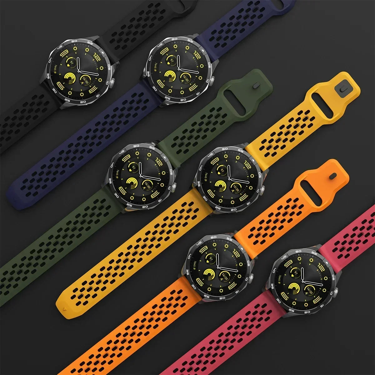 Polar Vantage, Grit X & Ignite Breathable Perforated Silicone Band