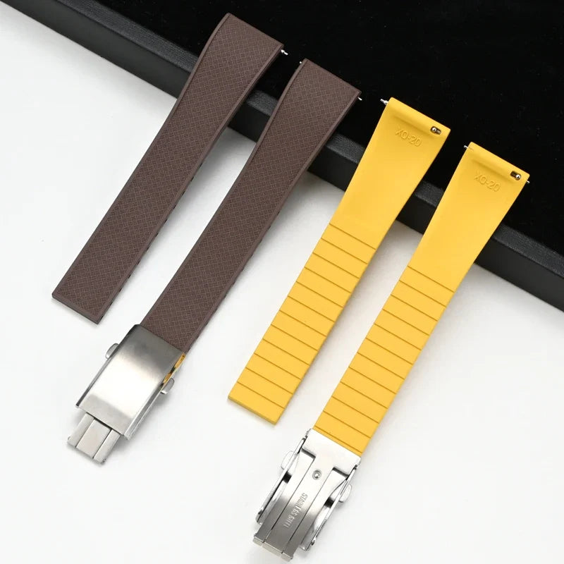 Polar Vantage, Grit X & Ignite FKM Rubber Band with Folding Clasp