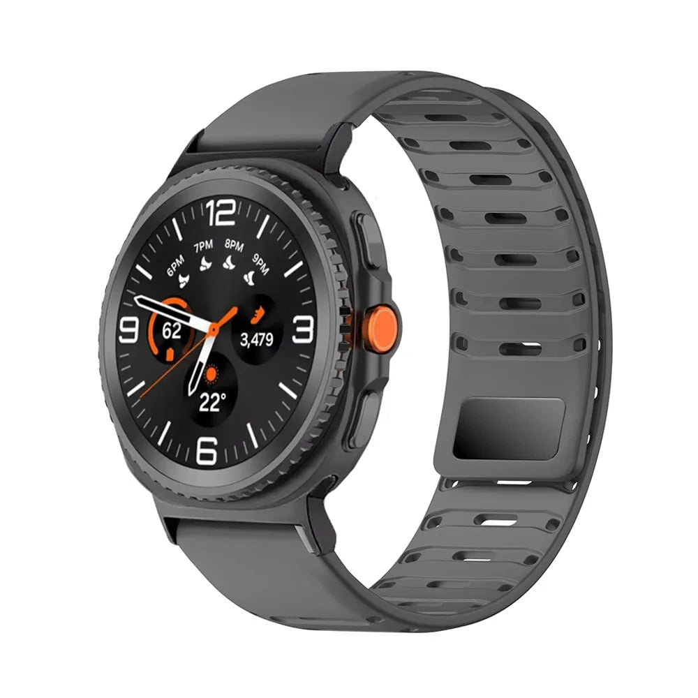 Samsung Galaxy Silicone Watch Band - Magnetic Watch8/Watch8 Classic/Watch9/Ultra/Ultra2