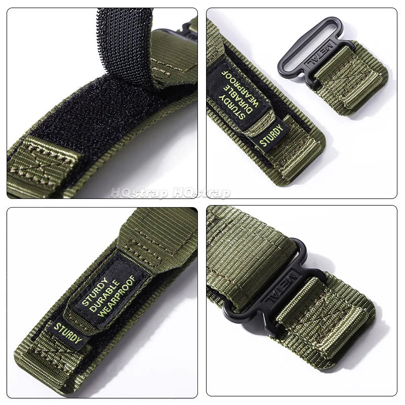 Polar Vantage, Grit X & Ignite Nylon Hook-and-Loop Band, Metal Ring