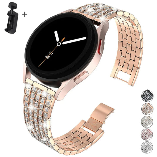 Samsung Galaxy Diamond Stainless Watch Band - Watch8/Watch8 Classic/Watch9