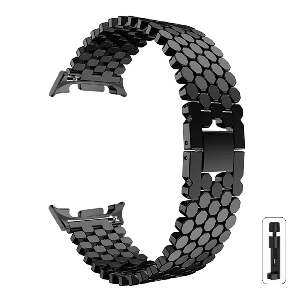 Samsung Galaxy Zinc Alloy Honeycomb Watch Band - Watch8/Watch8 Classic/Watch9/Ultra/Ultra2
