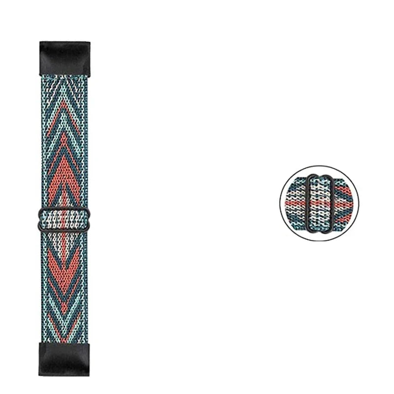 Garmin QuickFit 20/22/26mm Elastic Bohemian Woven Nylon Band