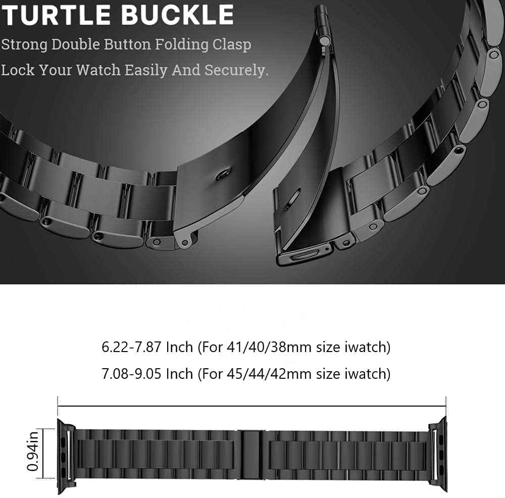 Apple Watch Steel Band | Series 11/10/9/8/7/6/5/4/SE & Ultra 1/2/3 - Arleathercraft