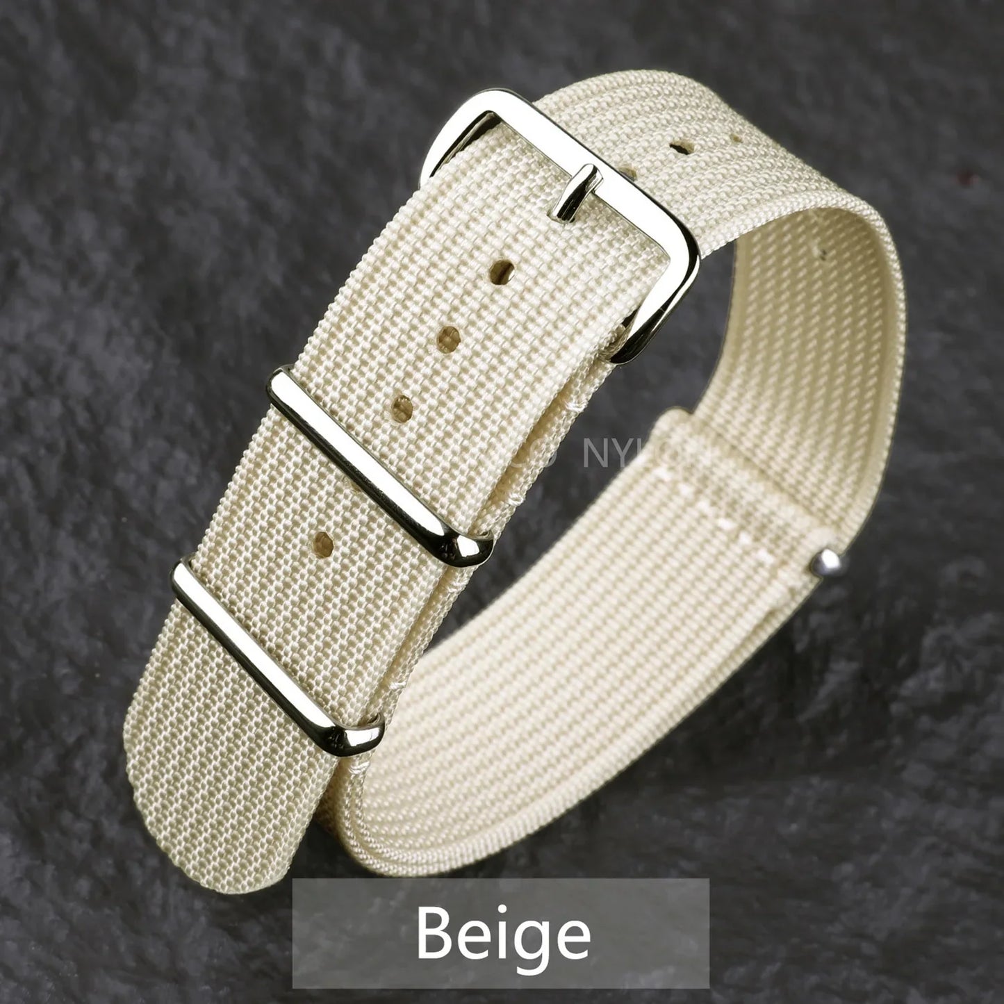 COROS Nylon Ribbed Watch Band For Smartwatch - Military Washable Strap