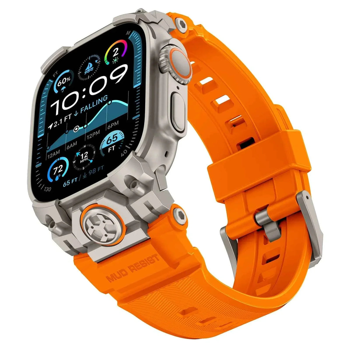 Luxury Sport Silicone Strap for Apple Watch Ultra 3/2/1 49mm