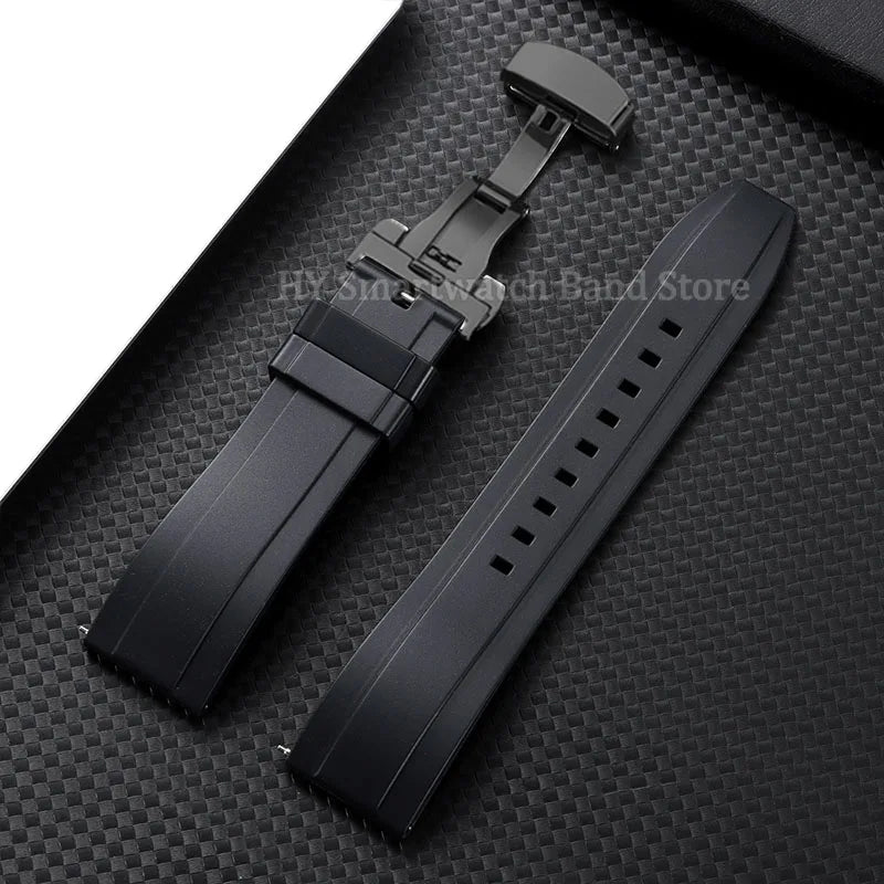 OnePlus Watch Silicone Band with Butterfly Clasp