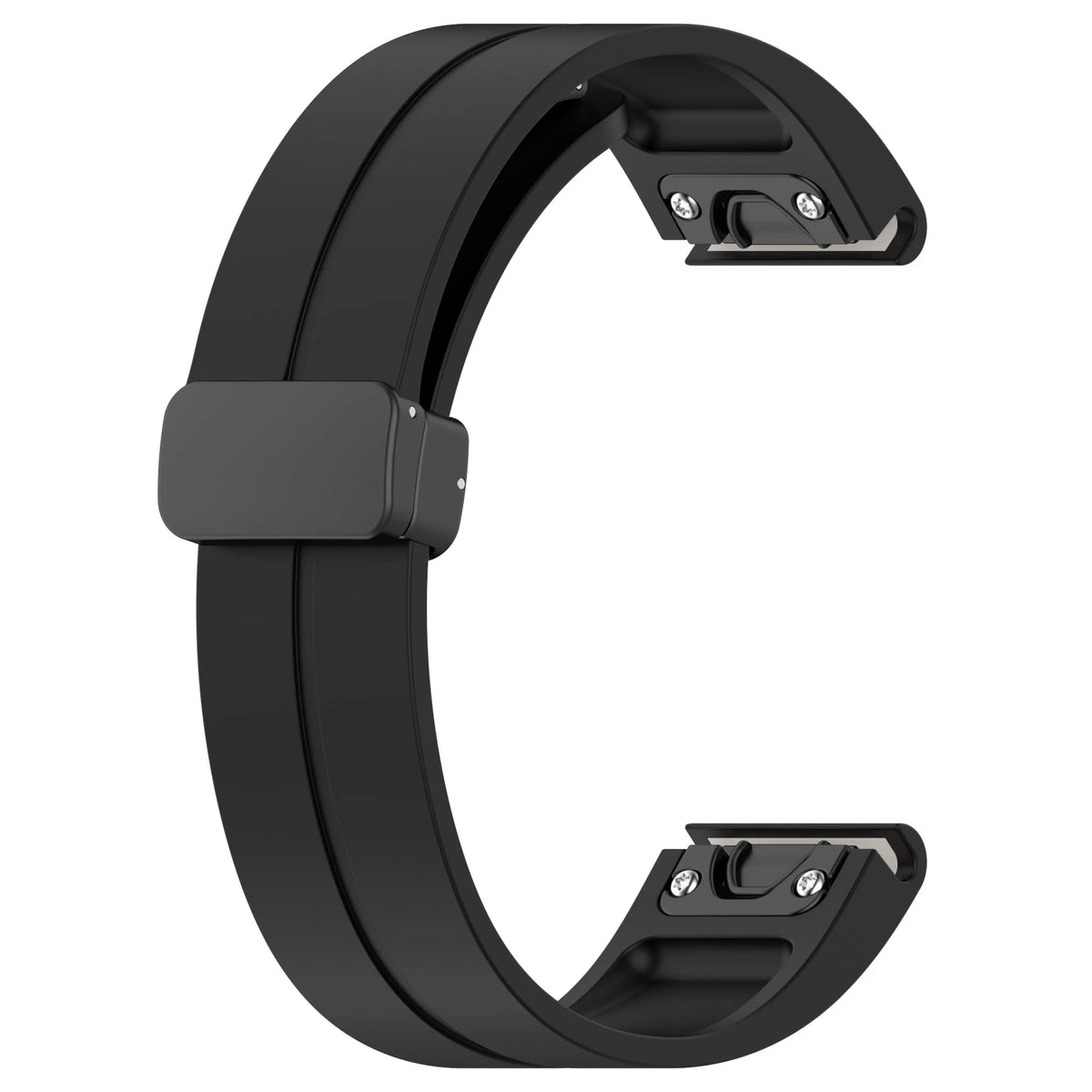 Garmin QuickFit 20/22/26mm Silicone Band with Magnetic Clasp