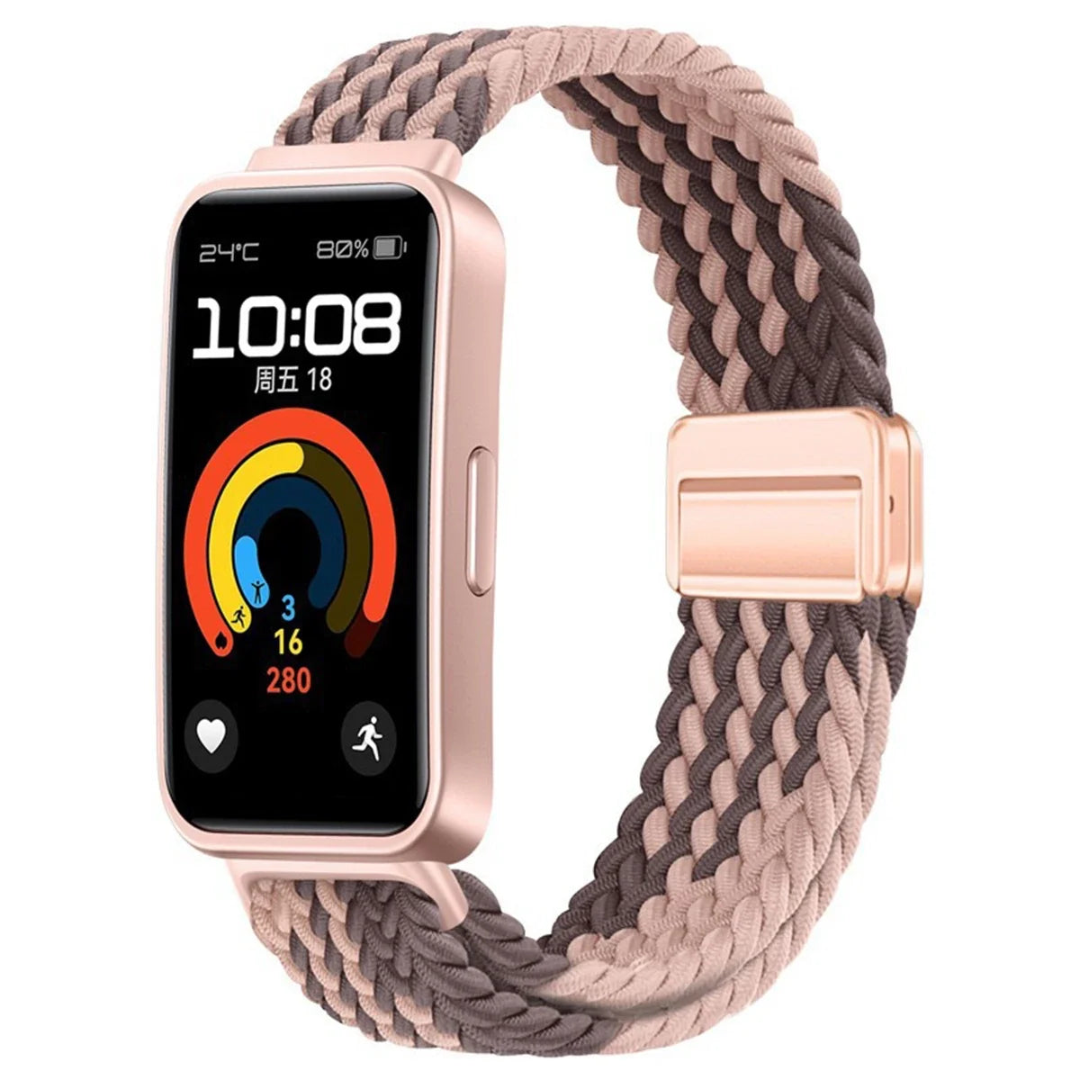 Magnetic Nylon Loop Band for Huawei Band 10 / 9 / 8