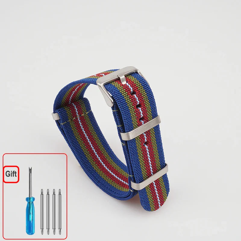 COROS Elastic Nylon Watch Band - Washable Waterproof Strap For Outdoors