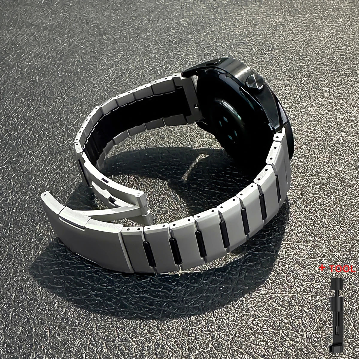 22MM Stainless Steel Watch Band for Huawei GT6 GT5 GT4 GT3 & Samsung Galaxy Watch