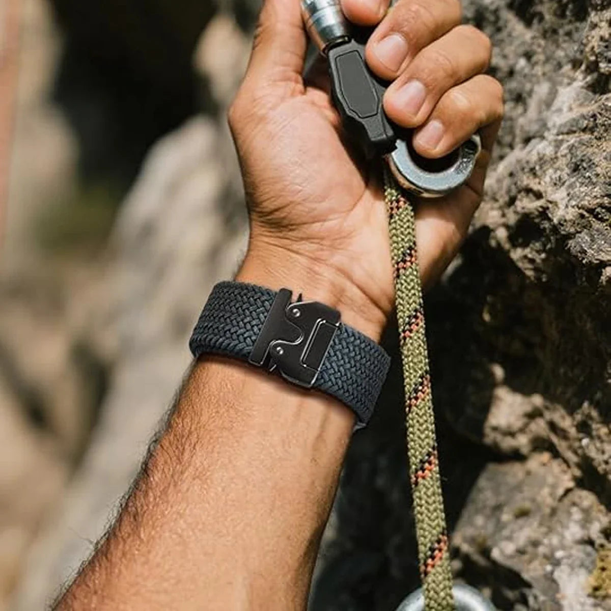 Nylon Woven Loop Band for Samsung Galaxy Watch 9 & 8 40mm 44mm & Classic 46mm | Parachute Buckle Sport Strap