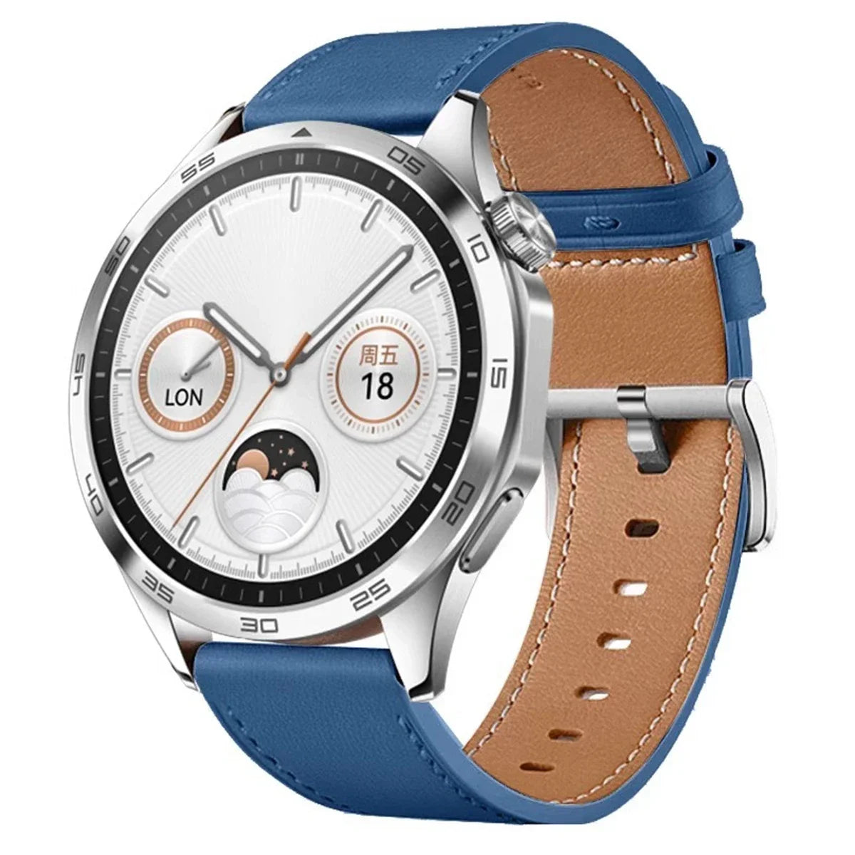 Leather Watch Strap for Huawei Watch GT3 / GT4 / 4 Pro – 20mm & 22mm