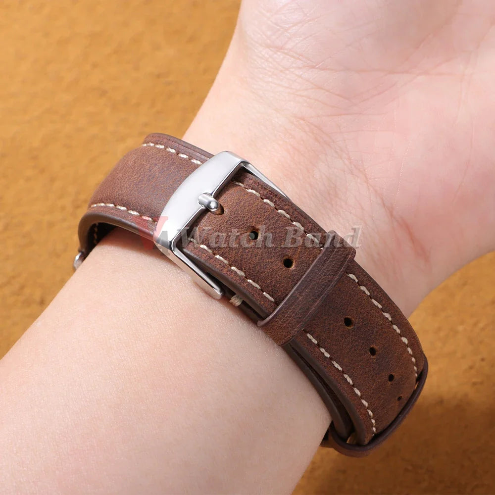Polar Vantage, Grit X & Ignite Vintage Stitched Leather Band