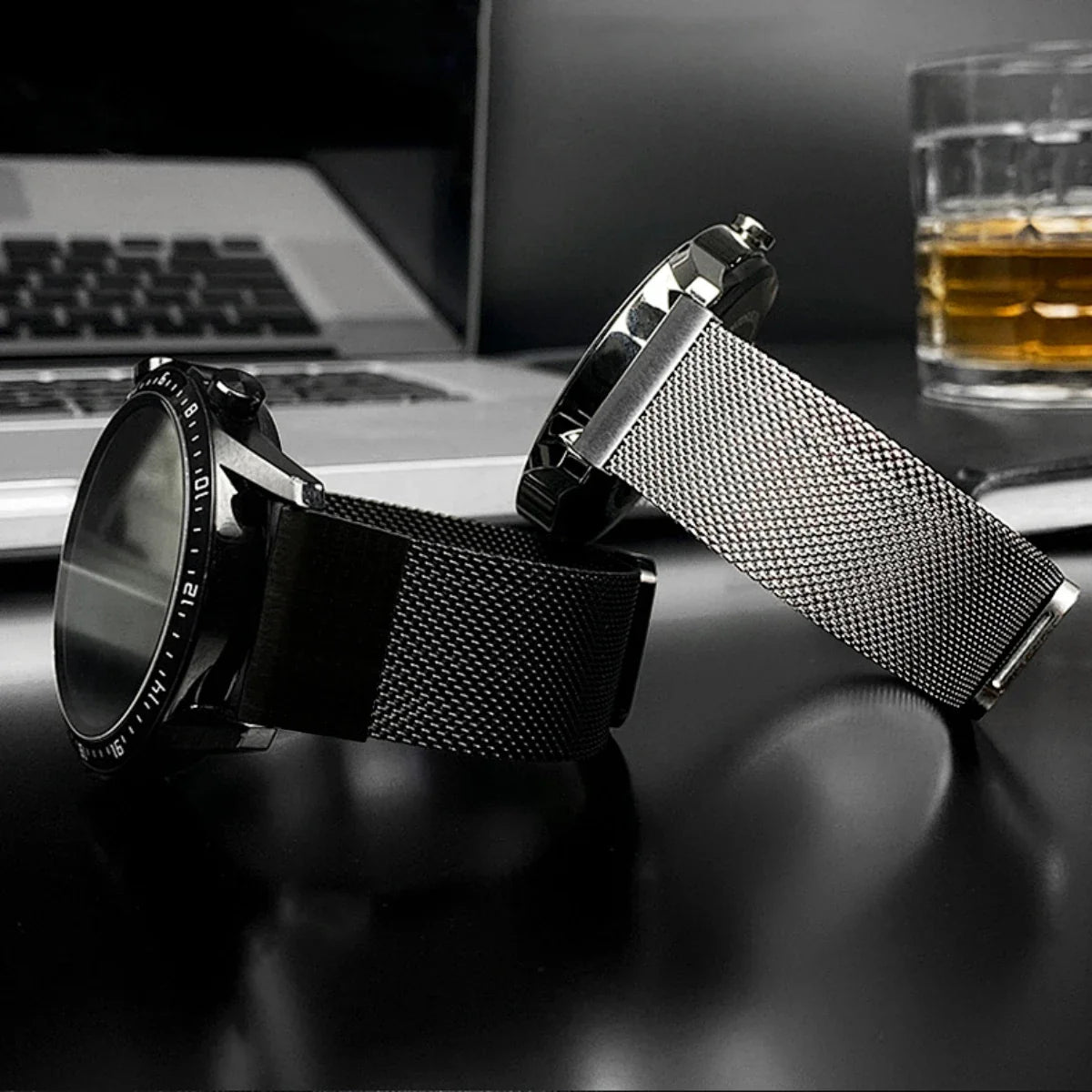 Garmin QuickFit 20/22/26mm Stainless Steel Mesh Band with Clasp