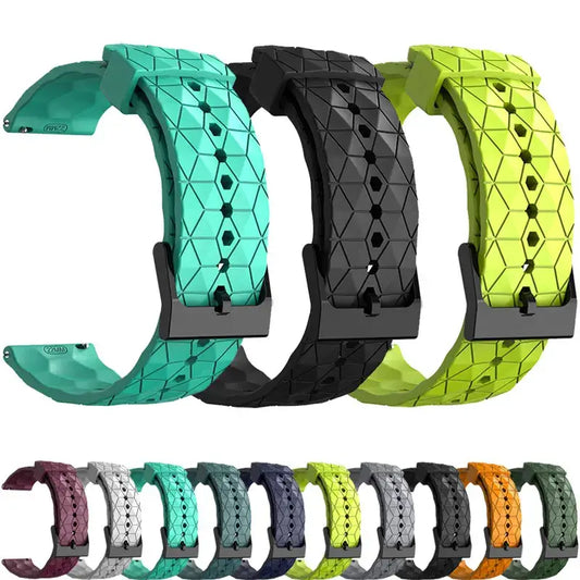 Amazfit Silicone Sport Watch Band Black Waterproof Strap for Everyday Wear