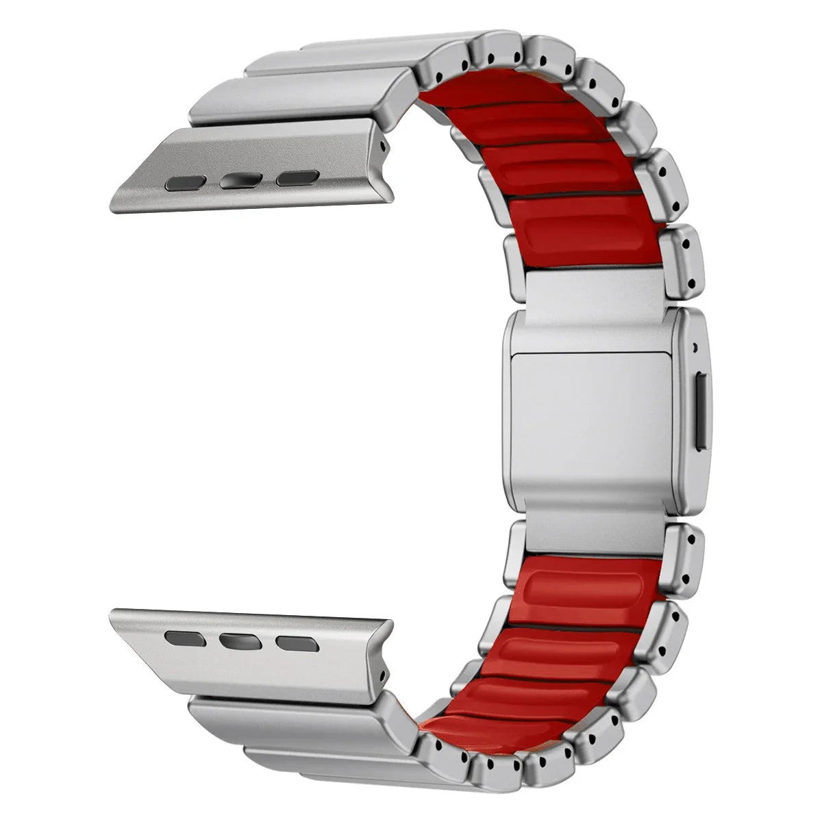 Luxury Titanium Apple Watch Band – Magnetic Buckle | Series 11/10/9/8/7/6/SE & Ultra 1/2/3 | 44/45/46/49mm