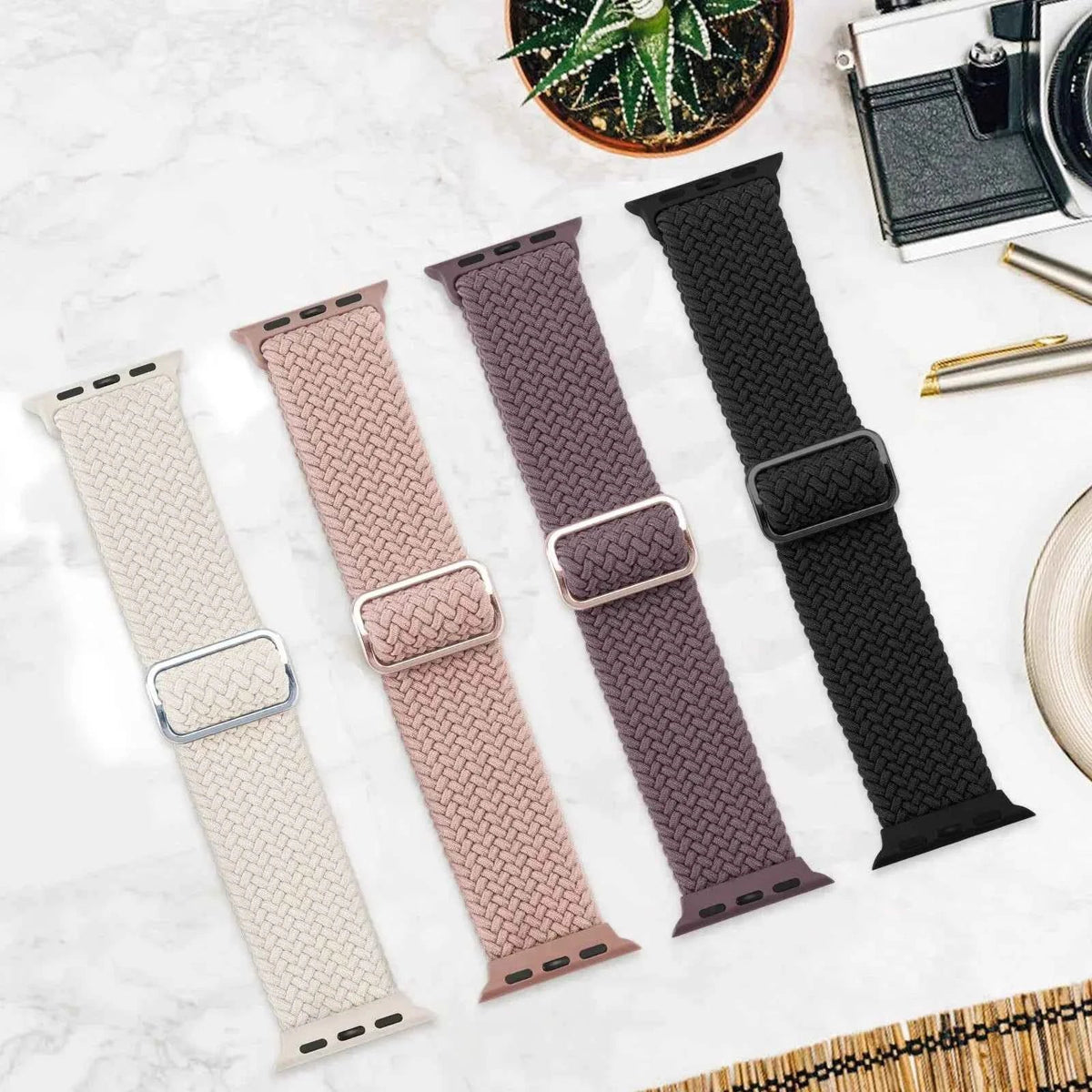 Braided Nylon Solo Loop for Apple Watch Series 1-12, SE & Ultra 1/2/3/4