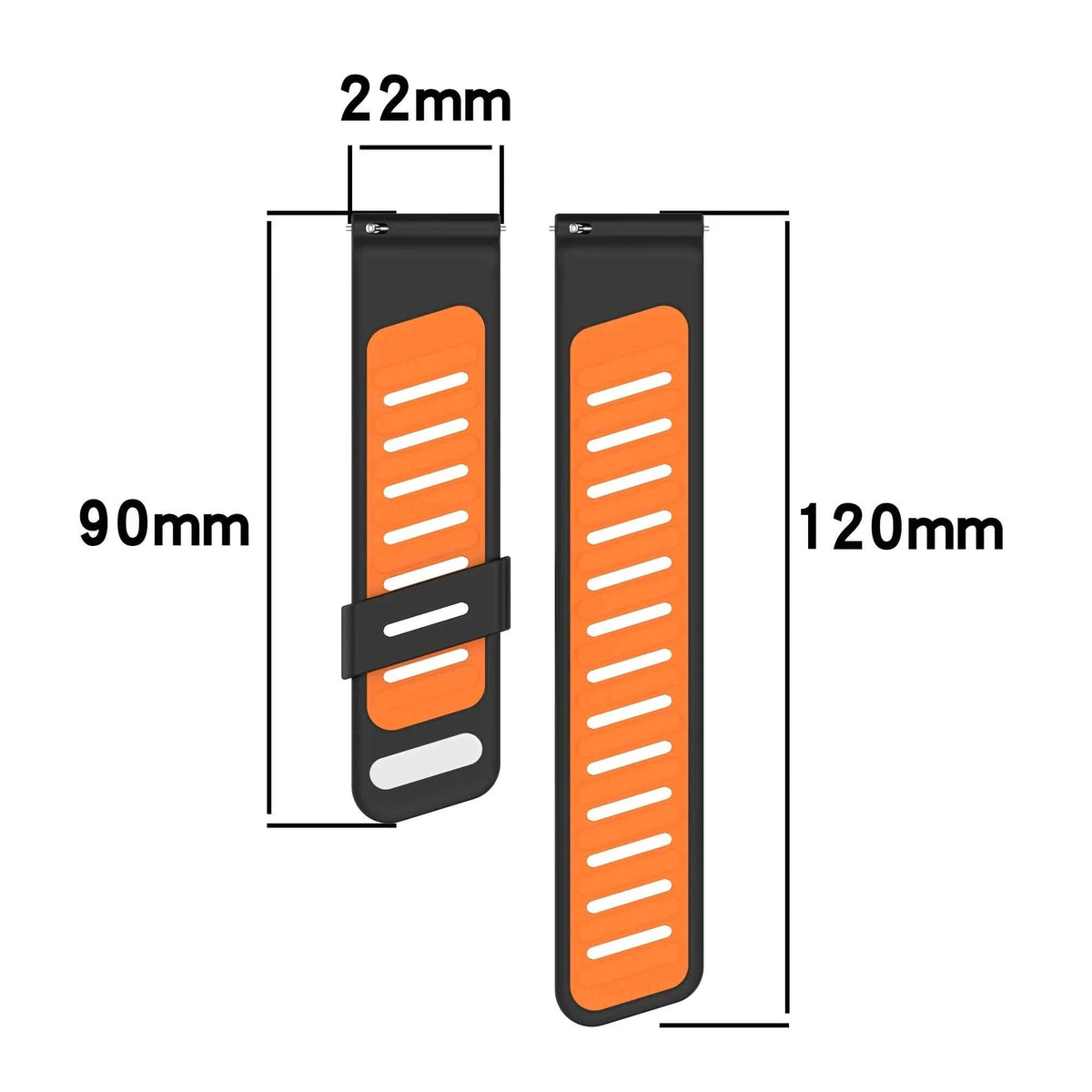 22mm Silicone Band for Redmi Watch 5 Active / 5 Lite & CMF Watch Pro 2 / 3