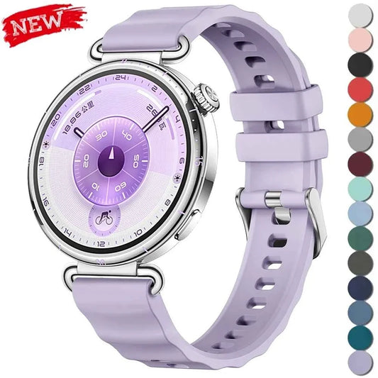 18mm Silicone Sport Band for Huawei Watch GT6 / GT5 / GT5 Pro / GT4 41mm – Quick Release Wristband