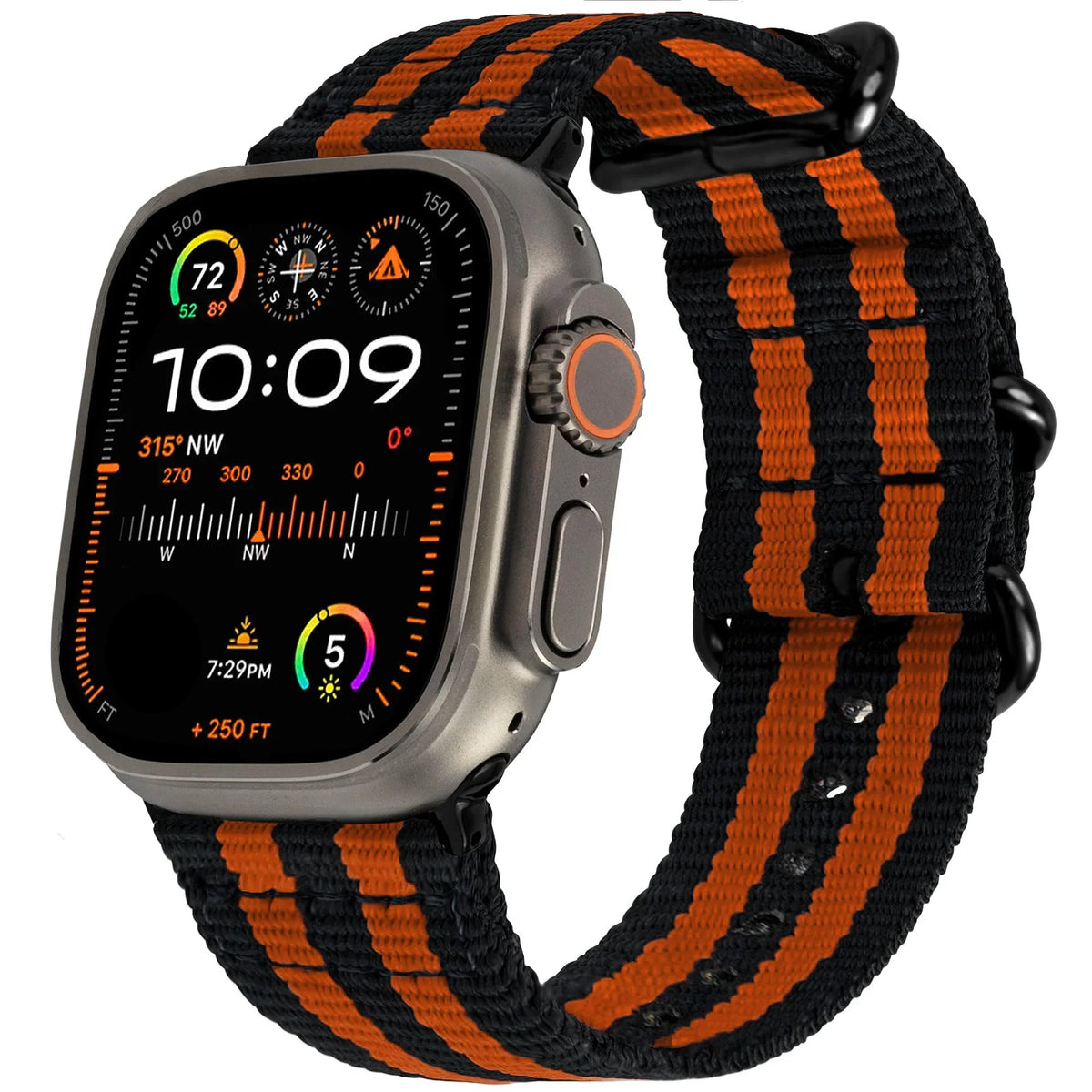Woven Nylon Apple Watch Band – Sport Braided Strap | Series 10/9/8/7/6/SE & Ultra 1/2/3